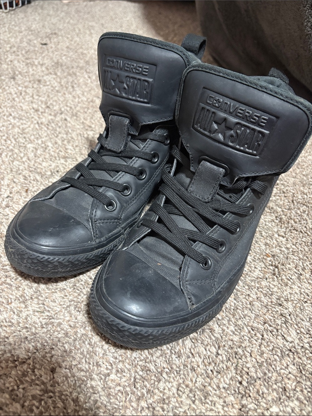 Converse Black High-Top All Star Sneakers